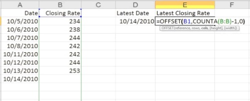 type the formula in Excel cell