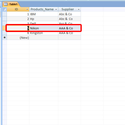 eliminating the auto-number field