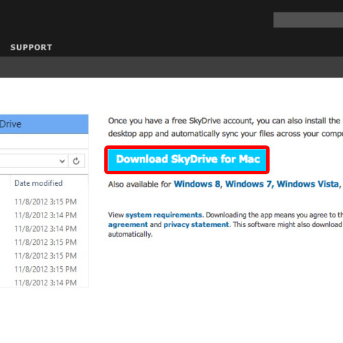 Download mac version of SkyDrive