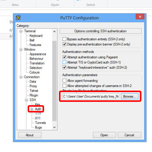 setting up authorization for log in