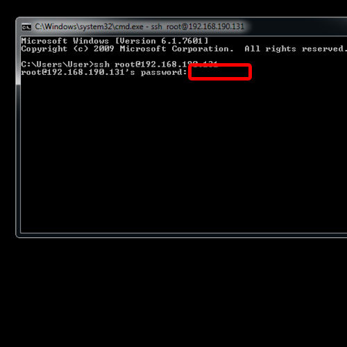 windows command line password mini size