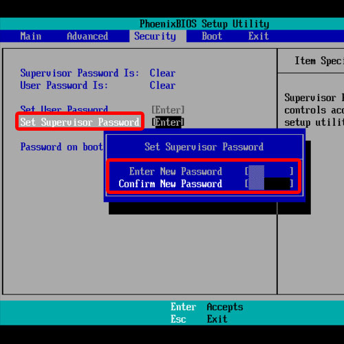 How To Create Disable And Change A Bios Password Howtech