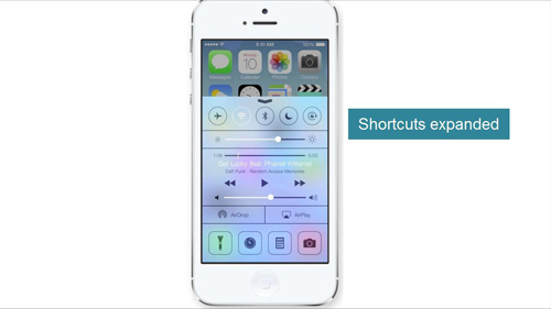 Expanded shortcuts