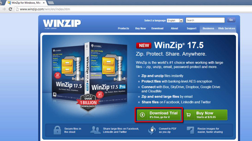 winzip download trial version