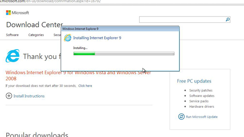 reinstalling internet explorer 8