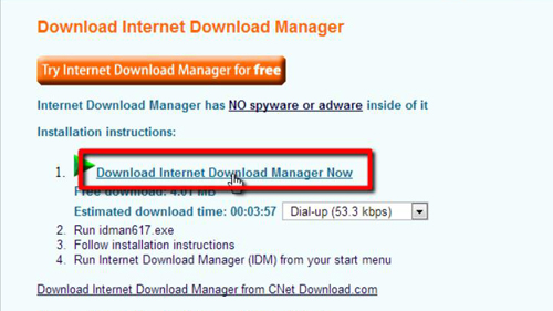 instal Internet Download Manager 6.42.1