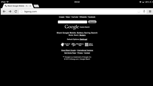 The Black Google site