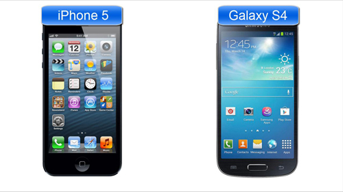 The two leading phones from iPhone and Samsung