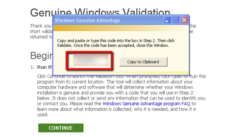Validating Windows before the download
