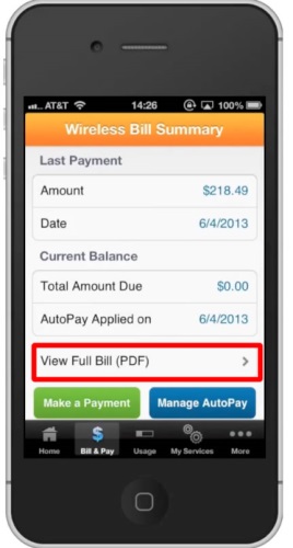 pay my at t wireless bill online