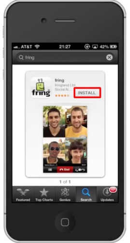 Install Fring App