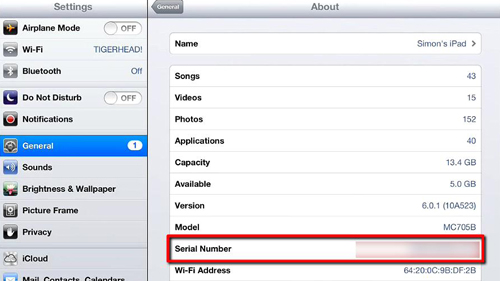 checking apple serial number