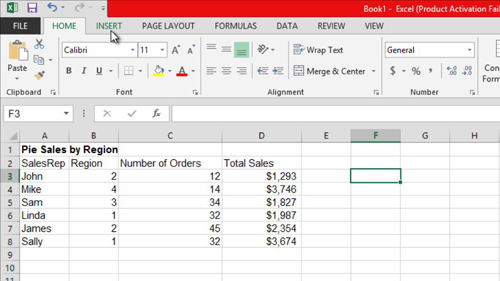 excel 2013 create pivot table