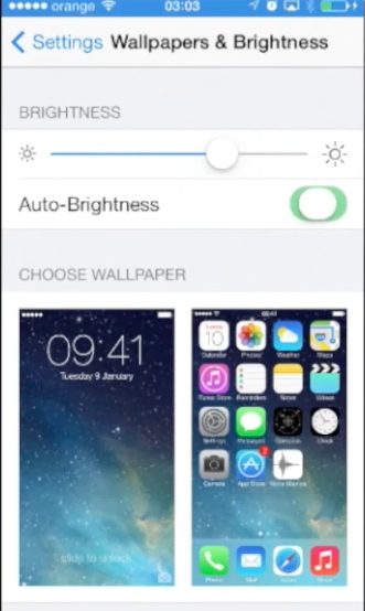 automatic brightness iphone