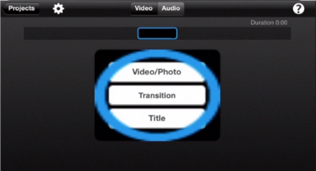 Cute Cut interface on iPhone running on iOS 7