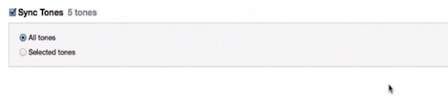 syncing tones on iTunes with iPhone