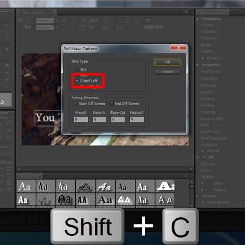 adobe premiere keyboard shortcuts move frame