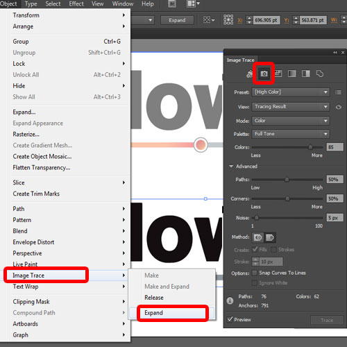 convert raster image into vector image in photoshop