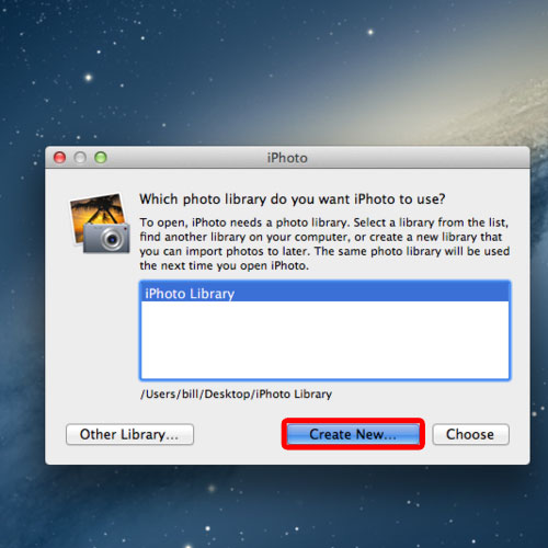 How to transfer photo library from old mac to new mac