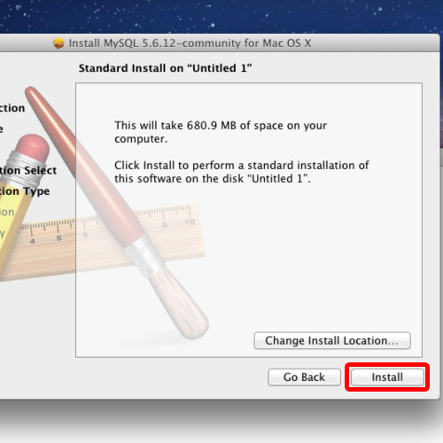 Installing mysql