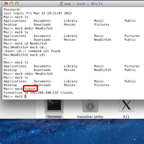 mac os ssh client