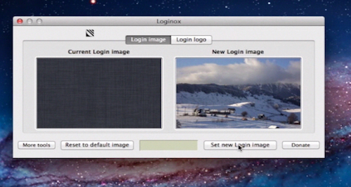 setting a new Login image for Mac running on OS X 10.7