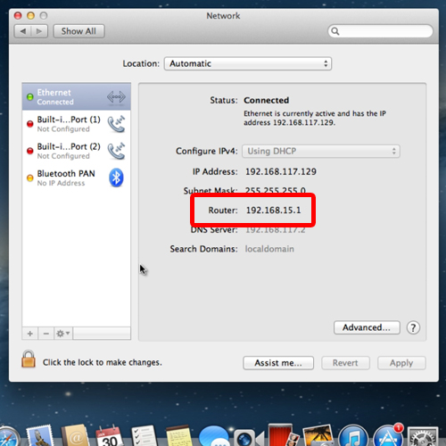 how to check macbook ip address