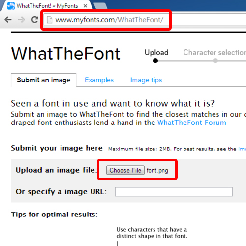 using what the font web service