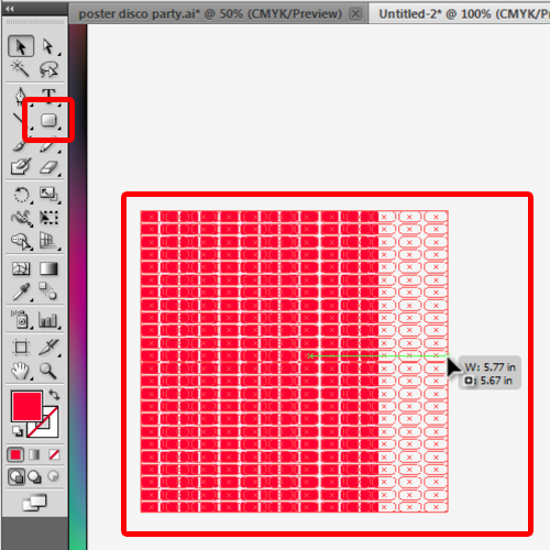 resizing and finishing the pattern