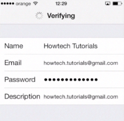 adding second Gmail account on iPhone running on iOS 7