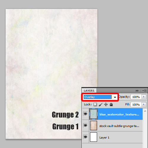 adding grunge patterns to the background