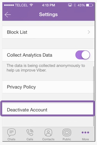 how to remove your photo on viber for iphone