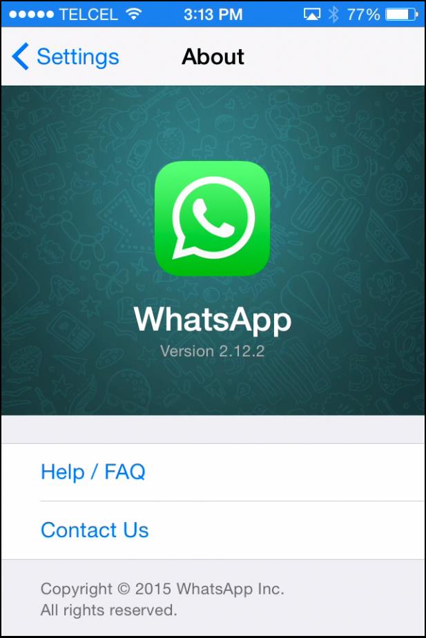 Ensure you have the latest version of WhatsApp