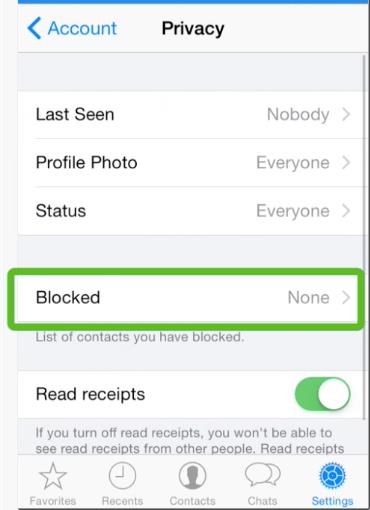 Select Blocked