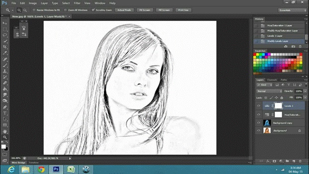 convert photo into pencil sketch free software