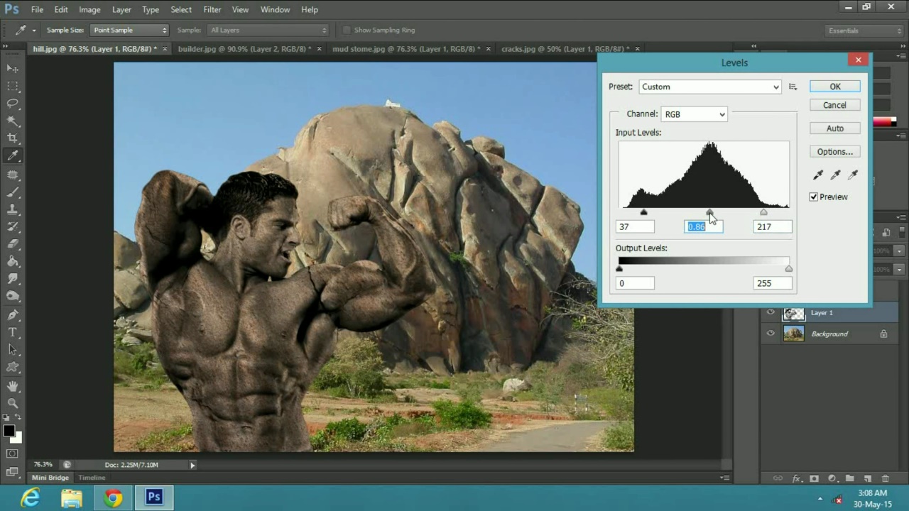 a Stone Statue Effect in Adobe Photoshop