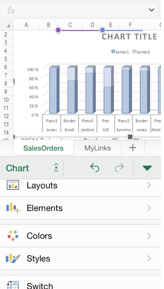 resize excel table for mac