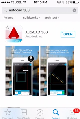 AutoCAD for iphone instal
