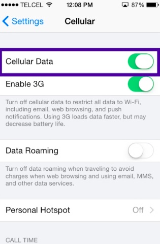 reduce cellular data usage on your iPhone