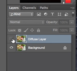 use Diffuse effects in Photoshop