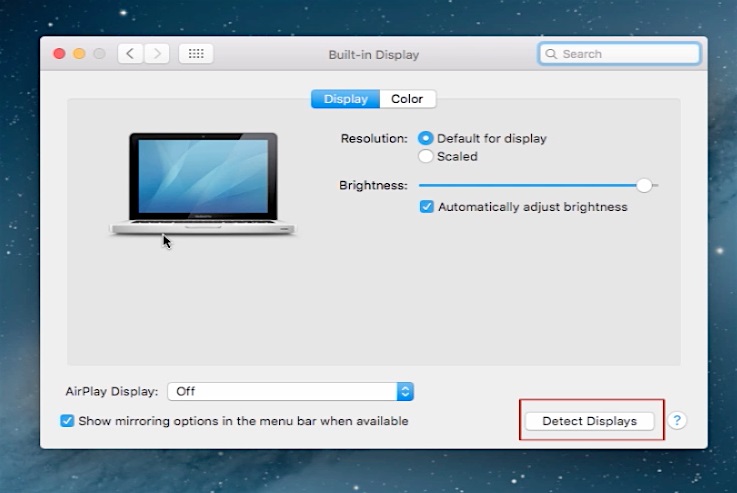 How to Detect Displays on Mac (El Capitan) | HowTech