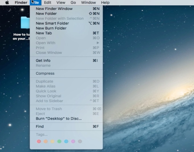 turn folder on your Mac into smart folder