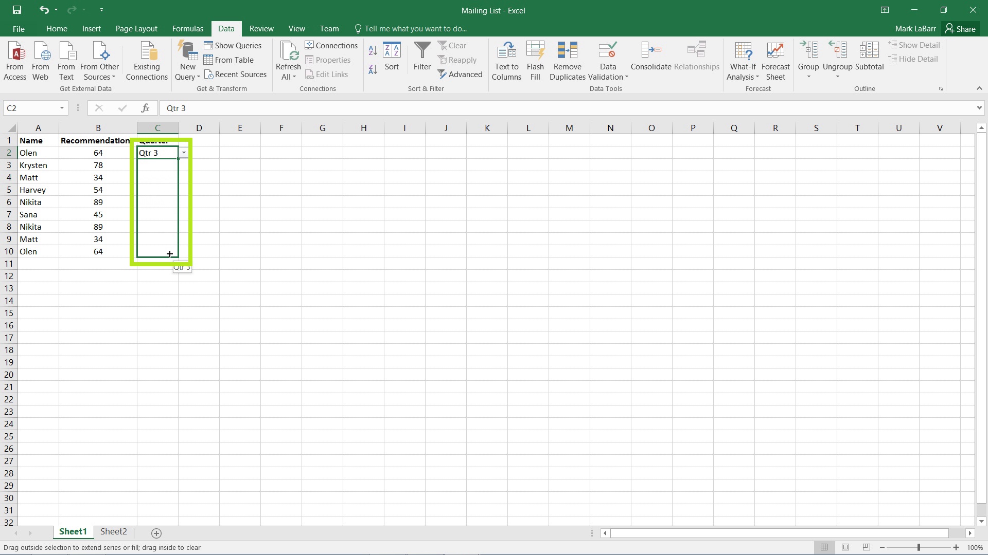 create drop down list in excel 2016 for mac