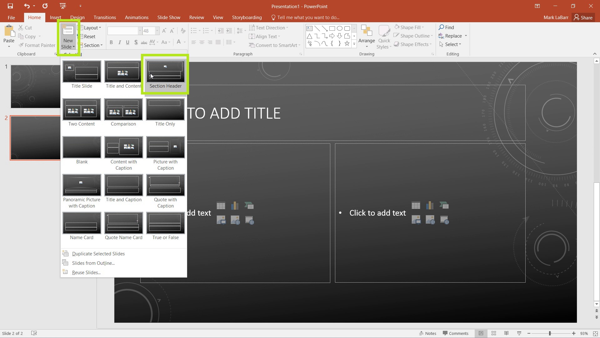 Make Custom Themes in PowerPoint 2016