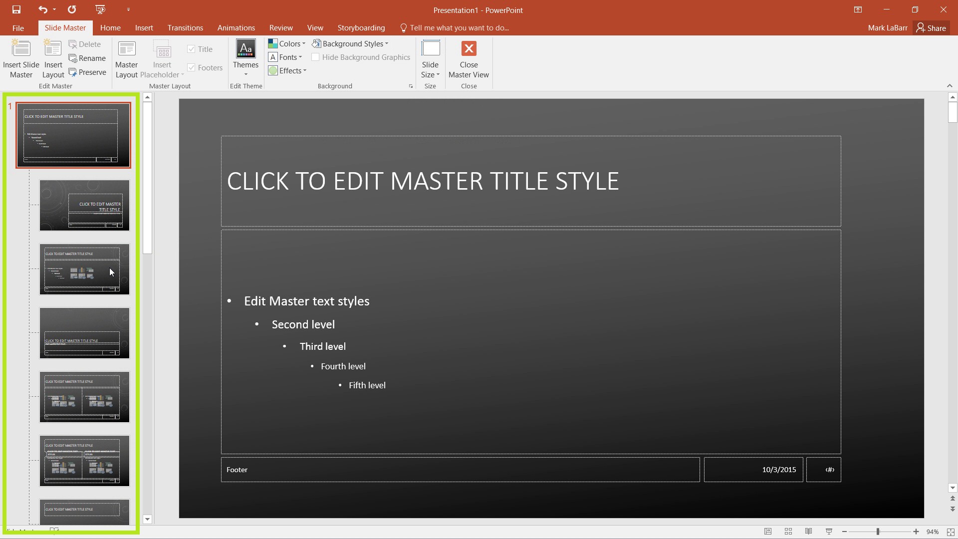 Make Custom Themes in PowerPoint 2016