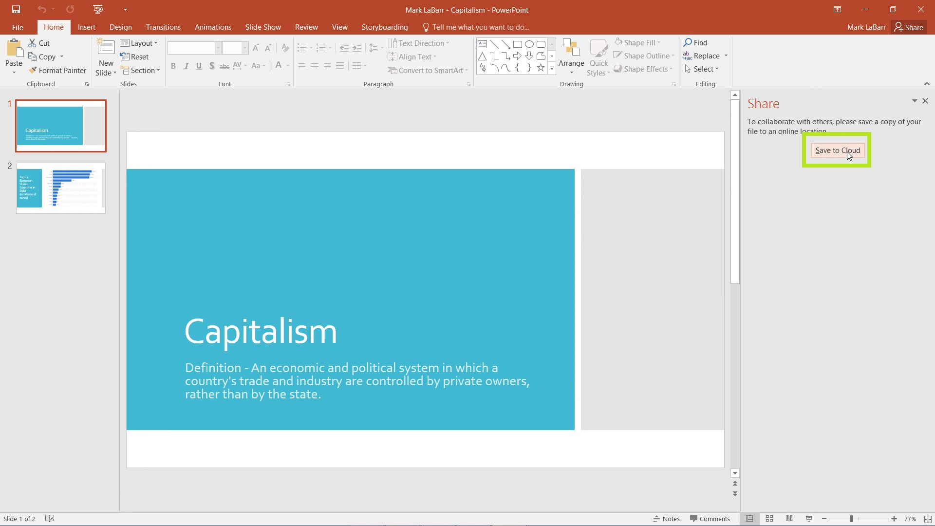 How to Share PowerPoint Presentation