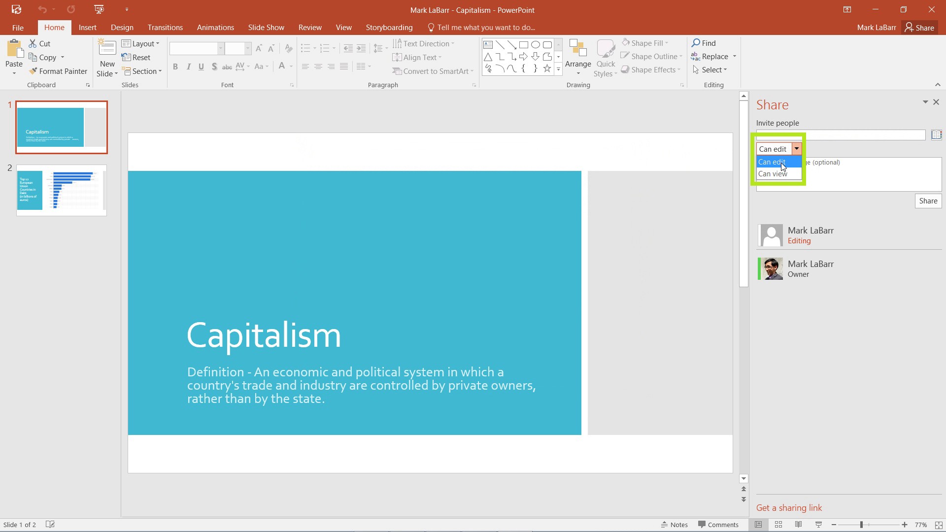 How to Share PowerPoint Presentation