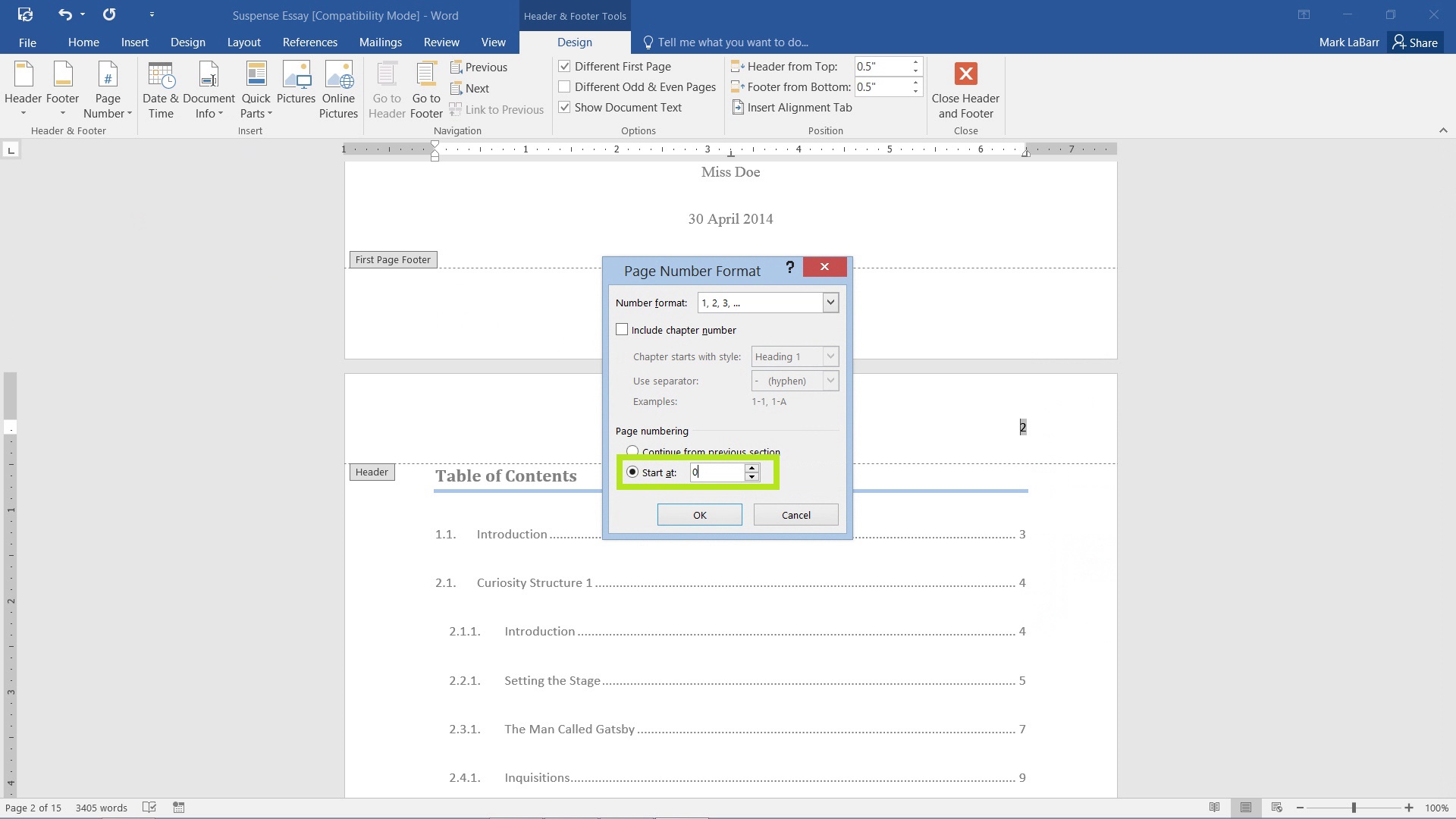 automatic numbering in word for mac