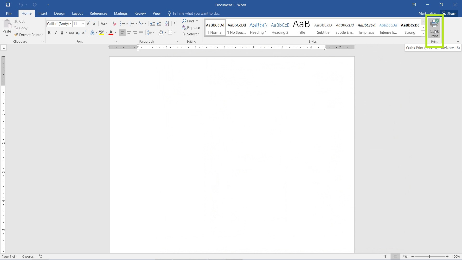 Customize the Ribbon in Word 2016