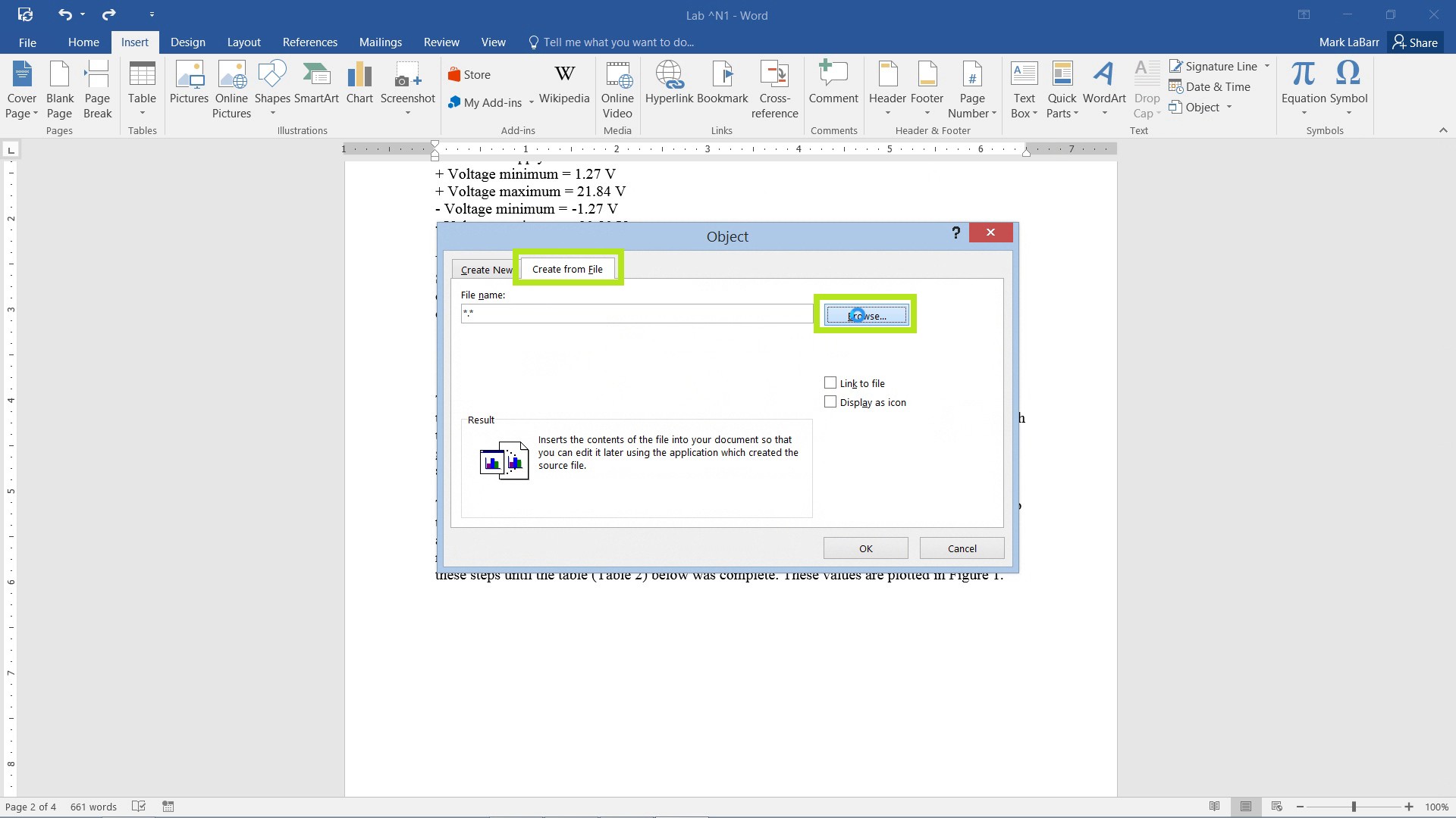 How to Insert Excel Charts into Word 2016 | HowTech